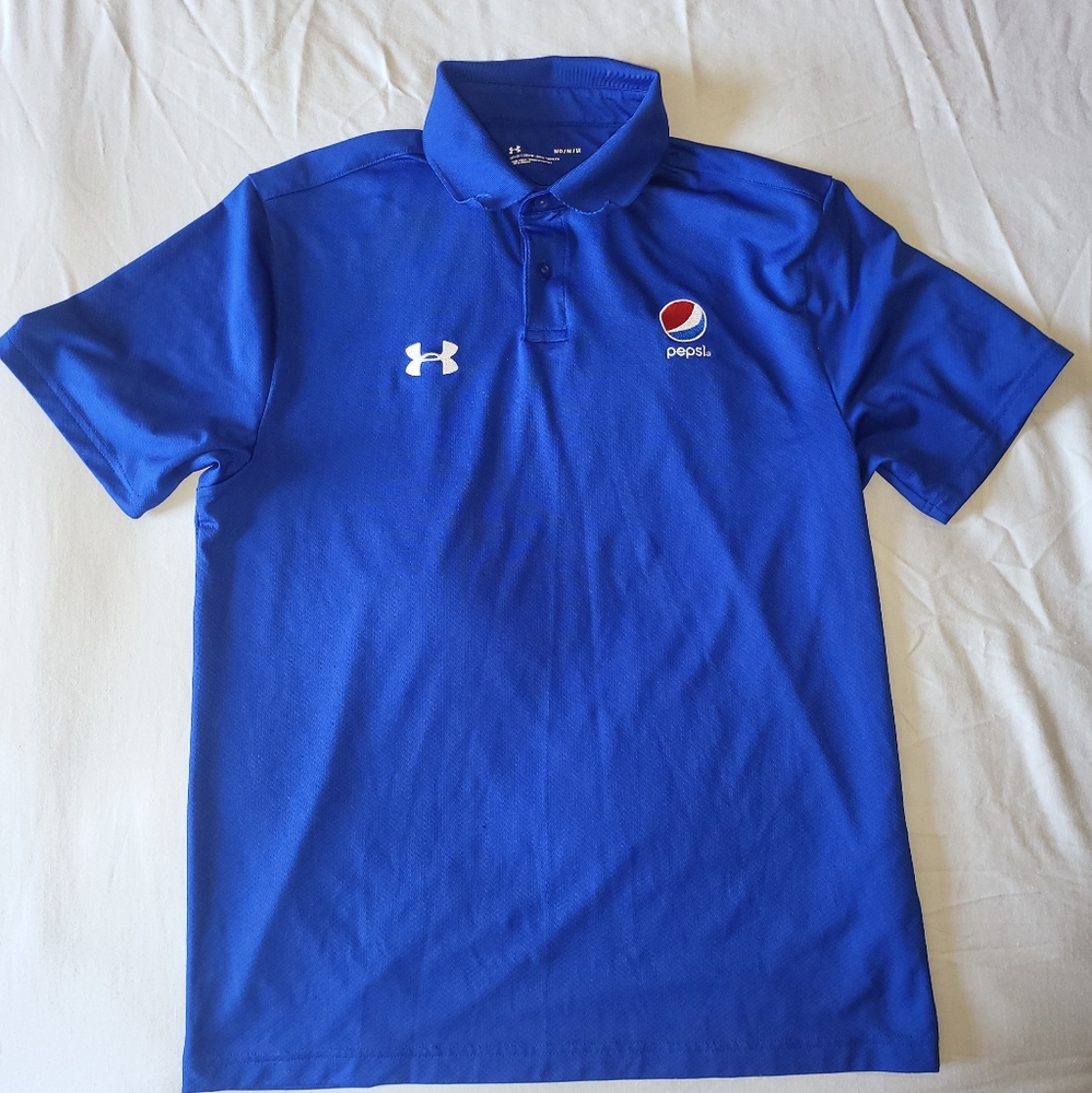 Pepsi Under Armor Polo Size Medium
